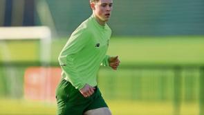 Limerick's Will Fitzgerald at Rep of Ireland U21 training camp