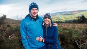 Louise Cantillon and Limerick captain Declan Hannon point the way to the Ballyhouras