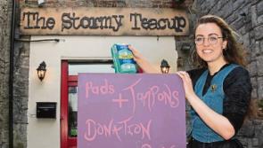 ‘Period poverty’ donation box for the homeless in Limerick