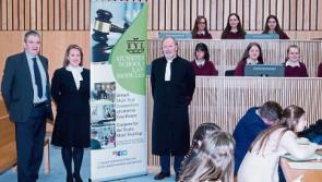 Limerick TY students in the dock at inaugural Treaty Mock Trial