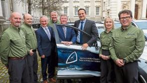 Limerick staff of Inland Fisheries Ireland help launch electric fleet