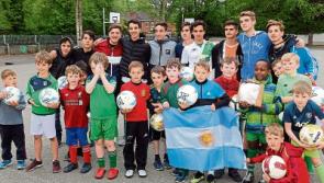 Argentine soccer surprise for Limerick school pupils 
