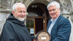 Spirits to swell on Atlantic voyage thanks to gift of a barrel of whiskey to Limerick monk