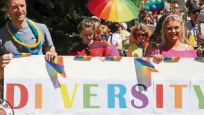 Unique new band marches for the first time in Limerick at Pride parade