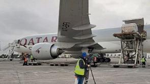 Special plane carrying vital Covid-19 equipment from China touches down at Shannon Airport
