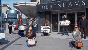 Debenhams Limerick staff protest amid fear on redundancy payout