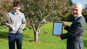 Student Kieran wins award after ‘transmitting’ his idea to judges