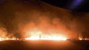 Fire fighters tackle gorse fire in Limerick