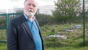 Sewerage effluent flowing onto public road near Limerick village