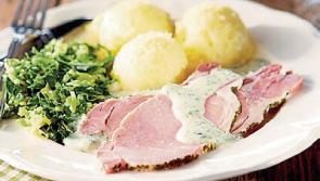 Once bitten, twice shy of leaving her dinner on the table