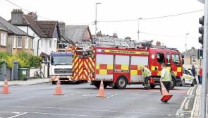 Ambulance involved in Limerick car crash