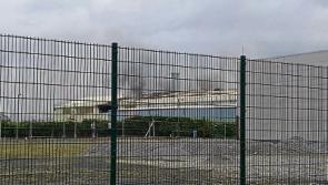 Fire at disused factory in Limerick