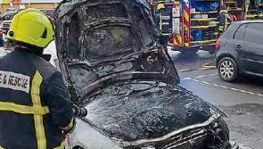 Limerick motorist and children in lucky escape from car fire