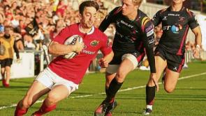 Sweetnam ruled out of Munster's New Year's Eve trip to Connacht