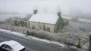Snow falls are reported around Limerick