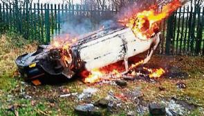 Limerick gardai launch investigation after car was set alight in front of owner
