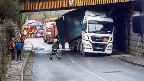 Road reopens after truck hits bridge in Limerick 