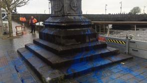 WATCH: Mystery as Limerick's iconic Treaty Stone is vandalised with paint