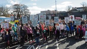 WATCH: Big protest over Irish Cement plans in Limerick