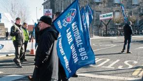 WATCH: Chaos for Limerick commuters as Bus Éireann drivers go on strike