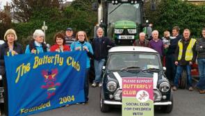 Cavalcade of vintage cars and tractors in West Limerick