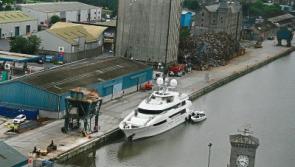 €28 million superyacht Wabi Sabi docks in Limerick