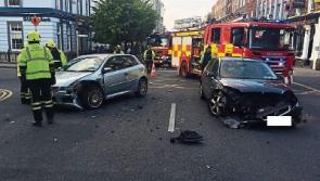 Emergency services attend two car collision in Limerick