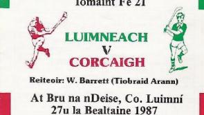 1987 – Limerick end U-21 hurling title wait with Cork final win