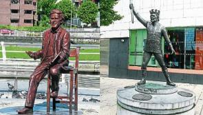 'Melt' €200k Limerick statues of Wogan and Harris and 'start again'