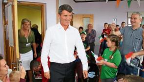 Hero's welcome in Limerick for Roy Keane on St Gabriel's visit