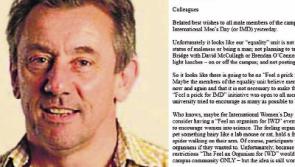 University of Limerick lecturer issues apology after sending out 'misogynistic' email