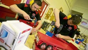 Building apprentices deliver handmade toys to Limerick kids for Christmas
