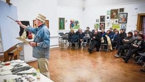 John Shinnors receives honorary membership from Limerick Art Society