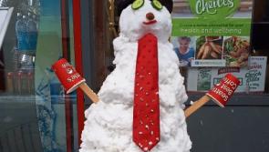 Under the tree at Spar: Some local Limerick stores open despite heavy snowfall