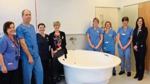 Limerick Maternity to leave on the immersion for mums in labour ward