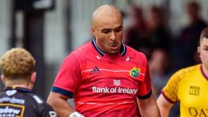 Simon Zebo to miss Munster Rugby's URC clash with Connacht