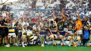 Ronan O’Gara celebrates La Rochelle’s shock last-gasp Champions Cup triumph