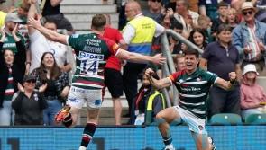 Late Freddie Burns drop-goal sees Leicester celebrate ninth Premiership title