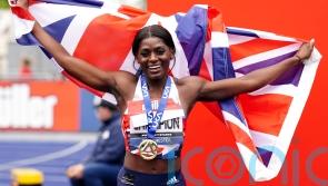 ‘I’m here to stay’, says Daryll Neita after double sprint success in Manchester