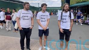 Campaigners in ‘Where is Peng Shuai?’ t-shirts ‘harassed’ by Wimbledon security