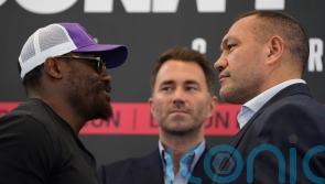 Derek Chisora wages ‘war’ on Kubrat Pulev as pair grapple on stage