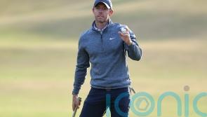 Rory McIlroy delighted to be in Open contention heading into the weekend