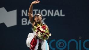 Tearful Serena Williams says ‘goodbye Toronto’ after flagging retirement
