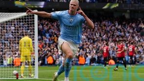 Pep Guardiola hails Erling Haaland’s work rate after another hat-trick