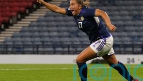 Scotland progress in World Cup play-offs after Abi Harrison’s extra-time winner
