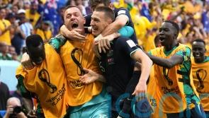 Mitchell Duke’s superb header gives Australia World Cup win over Tunisia