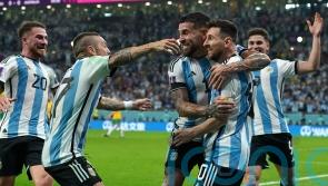 Today at the World Cup – another milestone, another goal for Messi