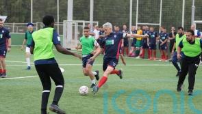 Three Lions land first blow against France with supporters’ seven-a-side win