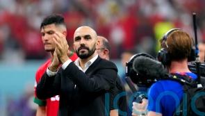 No regrets for Morocco coach Walid Regragui after semi-final defeat to France