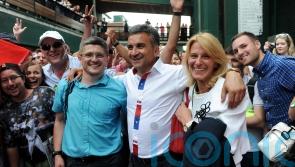 Footage shows Novak Djokovic’s father at pro-Russian demonstration in Australia